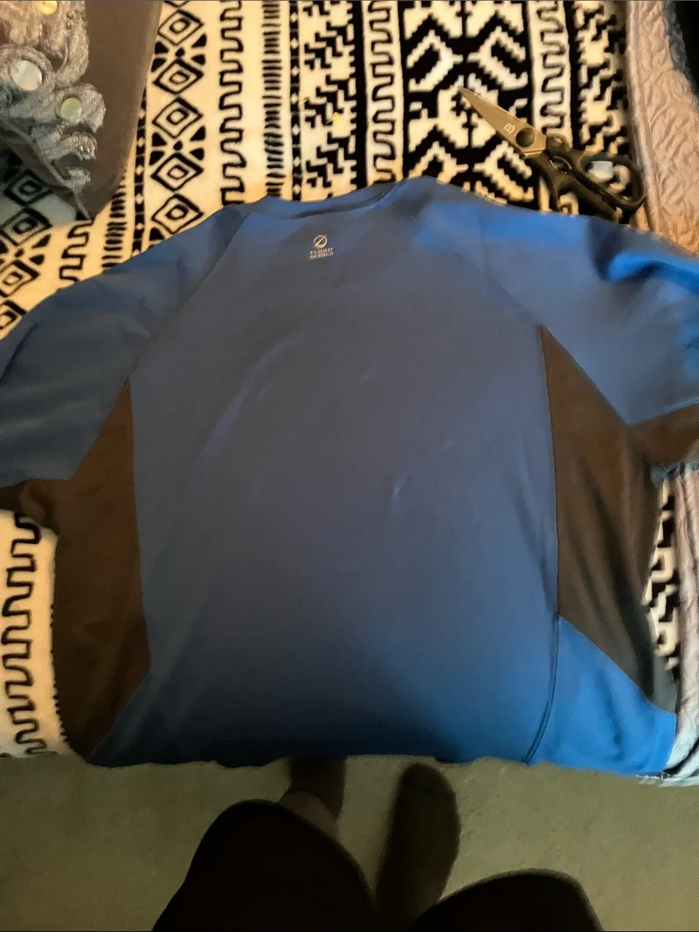 The North Face Men's Royal Blue Crew Neck Short Sleeve Tee